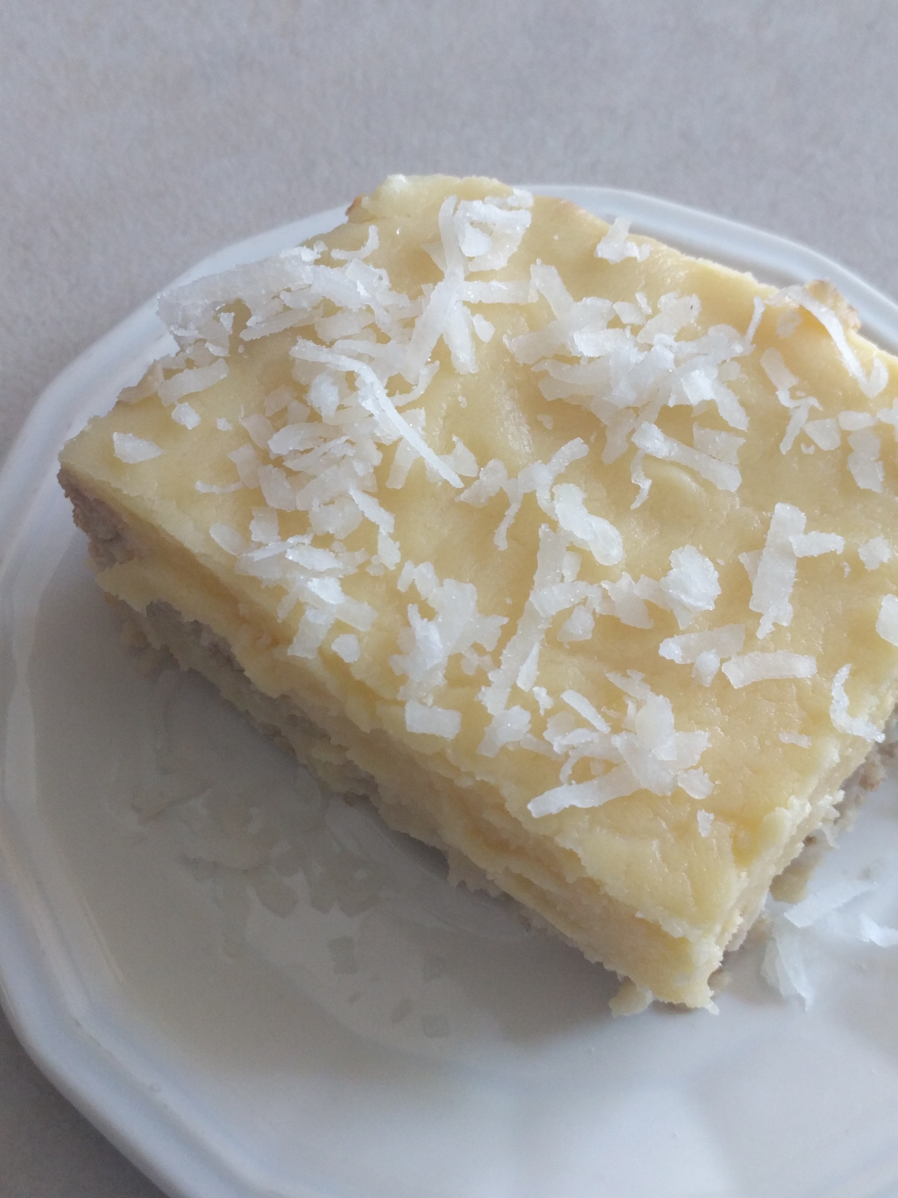 Lemon Coconut Oatmeal Bars