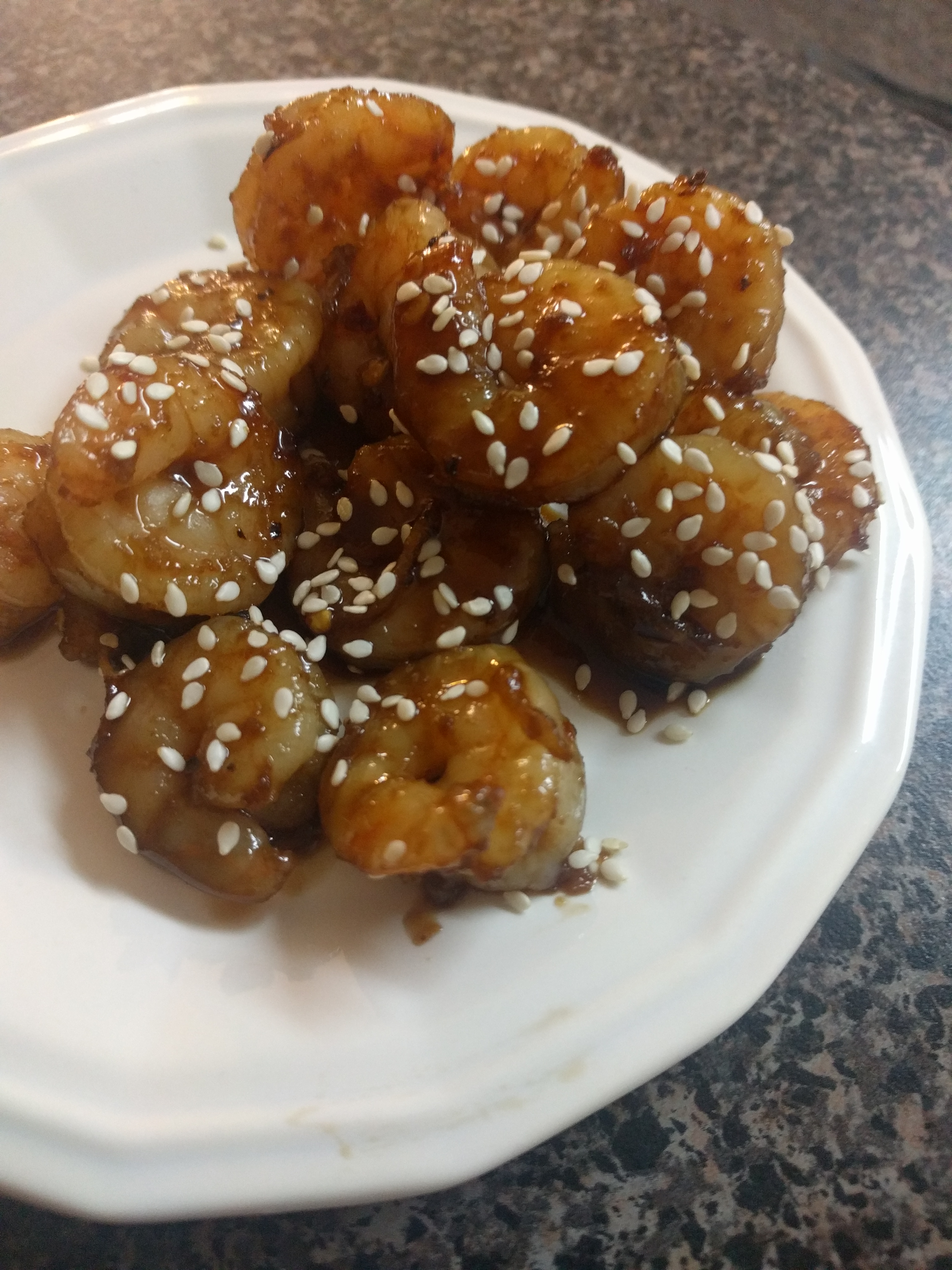 Chinese Food: Homemade Teriyaki Shrimps
