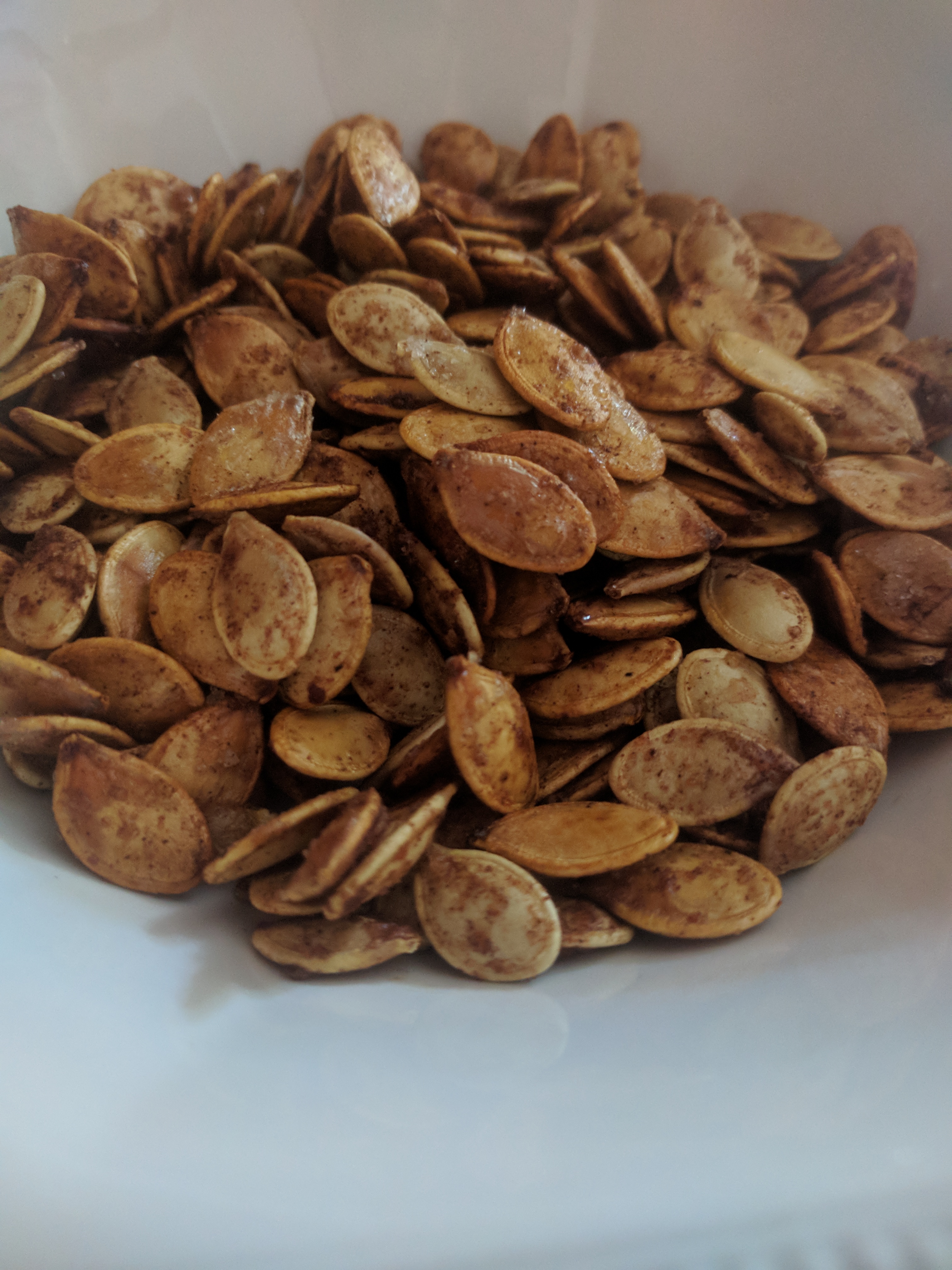 Pumpkin Pie-Spiced Pumpkin Seeds